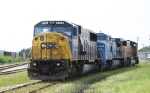 CSX 8728 is one of three units off a coal train 